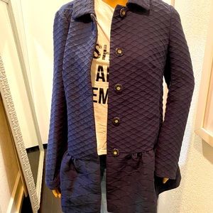 Red Valentino peplum coat